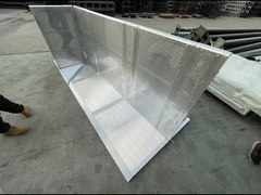 Rào cản đám đông nhôm Kiểm soát đám đông Mojo Băng sân khấu Concert Barrier