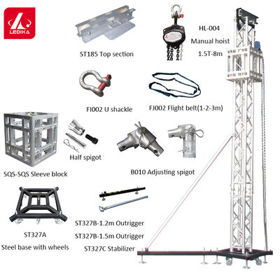 Square Aluminum Spigot Truss Events Performances Exhibitions Wedding Concert Indoor Or Outdoor Activities