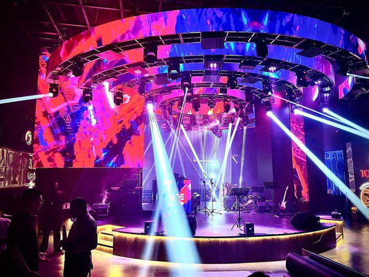 Professional Aluminum Alloy Circle Lighting Electric Lift Truss For Club