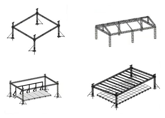 Aluminum Alloy Stage Roof Truss System Strong and Adaptable for Various Applications