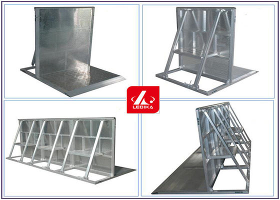 Safe Aluminum Mojo Barricade Concert Crowd Control Barrier For Events