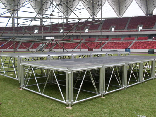 Adjustable Height Aluminum Stage Platform Assemble Stage For Events