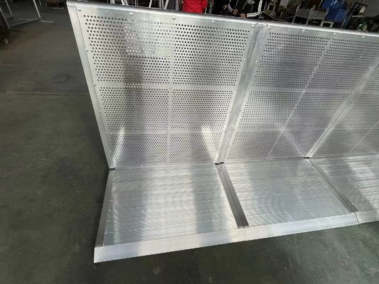 Concert Crowd Control Security Fence Foldable Road Safety Barrier Mobile Stage Barrier For Crowd Management
